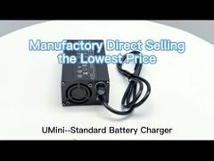 شارژر دوچرخه برقی قابل حمل Umini 48v2a 12v6a شارژر باتری لیتیوم اسید سرب