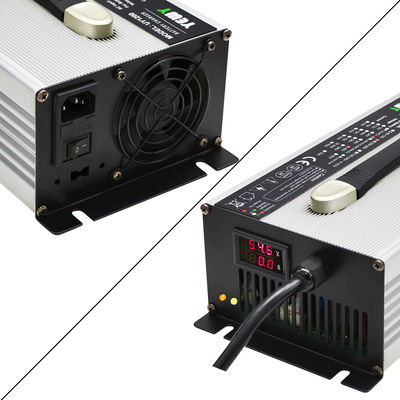24V 30A 35A เครื่องชาร์จแบตเตอรี่รถยนต์ไฟฟ้าอัจฉริยะอลูมิเนียมอัลลอยด์