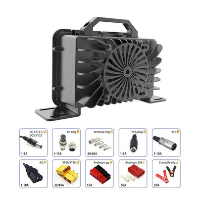 Smart Multi Stage Waterproof Lihtium Ion Battery Charger 72V Adjustable Current
