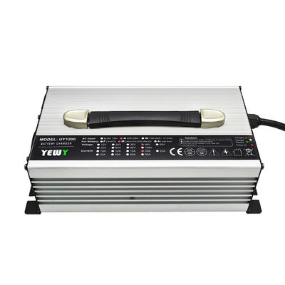Silver 12v 50a Lithium Battery Charger Lead Acid LiFePo4 High Power