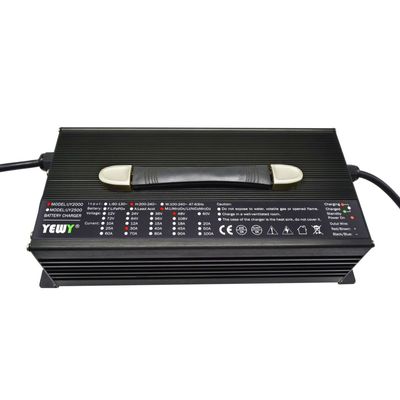 88.2v 20a Gel 72 Volt Lead Acid Battery Charger Aluminum Alloy