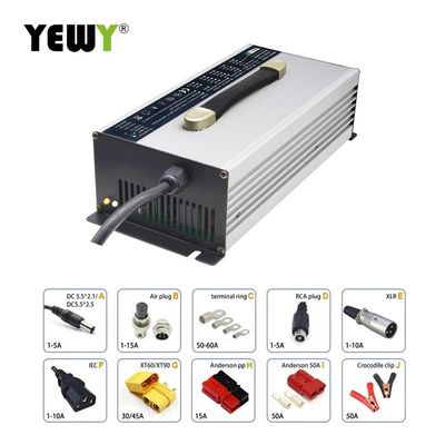 Safe Lithium Golf Cart Charger 36V 45A High Power Li Ion Battery Charger