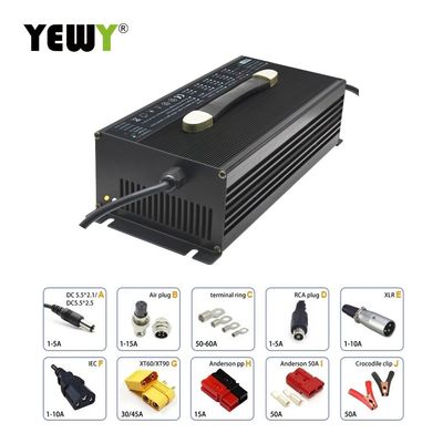 3S 4S 12 Volt 100 Amp Battery Charger Forklift Waterproof IP65