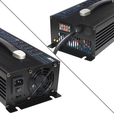eficacia alta elegante del cargador de batería de litio de 48V 36V 24V 12V