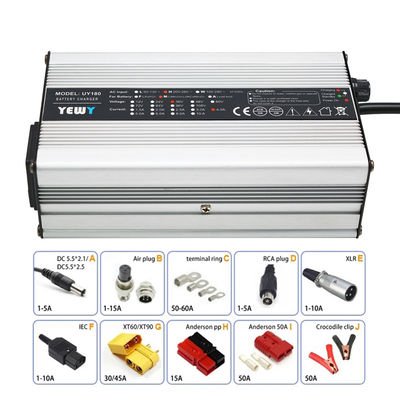 14.6V 8A AC से DC चार्जर लिथियम 3s 4s लाइफपो4 चार्जर बहुमुखी