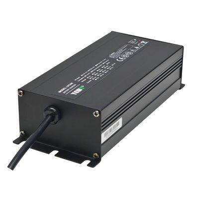 36V 5A IP65 เครื่องชาร์จแบตเตอรี่กันน้ำสำหรับทะเล 44.1V DC AC Charger