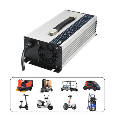 Golf Cart Smart Li Ion Battery Charger 60V 30A High Power LED Display