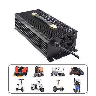 88.2v 20a Gel 72 Volt Lead Acid Battery Charger Aluminum Alloy