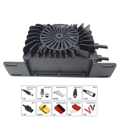 chargeur de batterie imperméable de planche de surf de chargeur électrique de scooter de 15A 48V