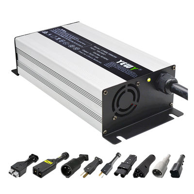 36V 20A เครื่องชาร์จแบตเตอรี่ Lipo พาวเวอร์ซัพพลายกรดตะกั่วสำหรับรถกอล์ฟ