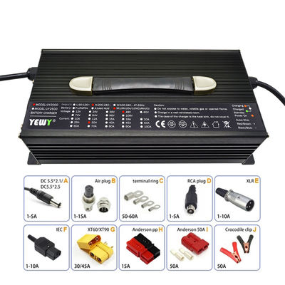 96V 108V 16A 10A Bluetooth Lead Acid Battery Charger With Automatic Shut-off