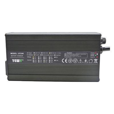 Multi Voltage Electric Scooter Charger 12V 24V 36V 48V With Silent Cooling Fan