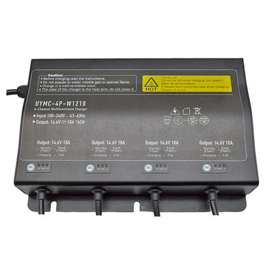 DC12V Multi-functiona 4 Channel Portable Battery Charger Lifepo4 Lead Acid Lithium Battery Charger