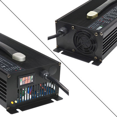 قدرت بالا 2500w 24V اسید سرب لیتیوم یون زندگیpo4 لیفتراک الکتریکی زندگیpo4 باتری شارژ کامل ولتاژ شارژر باتری