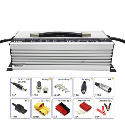 Caricabatterie 24V 60A caricabatterie agli ioni di litio 60amp Carro da golf per auto 2000w caricabatterie
