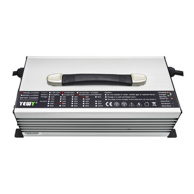 Outdoor 24v 36v 48v 60v battery charger Max power charger for on board Lifepo4 lead acid 2000Watts